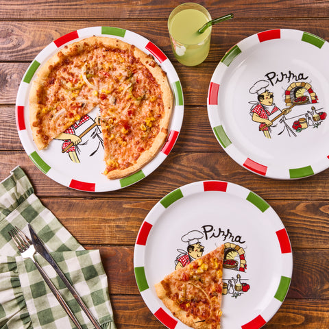 Karaca Napoly 5-Piece 4-Person Pizza Set