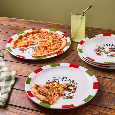 Karaca Napoly 5-Piece 4-Person Pizza Set