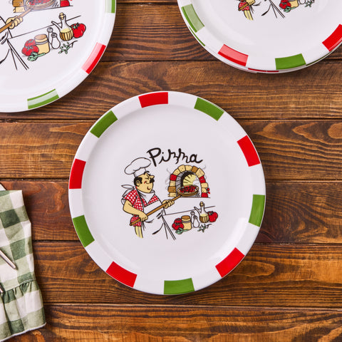Karaca Napoly 5-Piece 4-Person Pizza Set