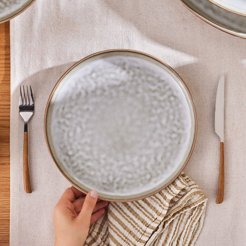 Karaca Rixton Serving Plate, Reactive 27 cm, Beige