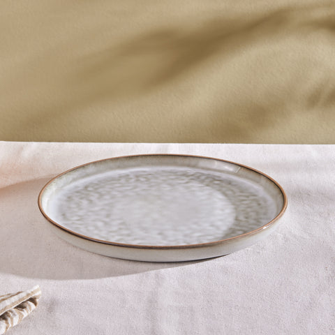 Karaca Rixton Serving Plate, Reactive 27 cm, Beige