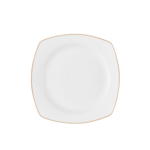 Karaca Timeless 59 Parça Porcelain Yarım Kare Yemek Takımı 12 Kişilik, Altın
 