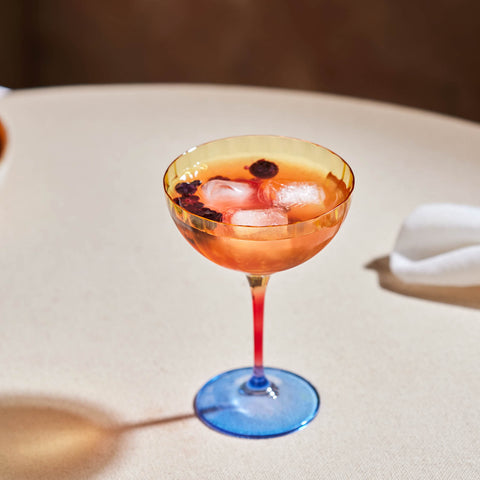  Karaca Bettle Sarı Martini ve Dondurma Kadehi
