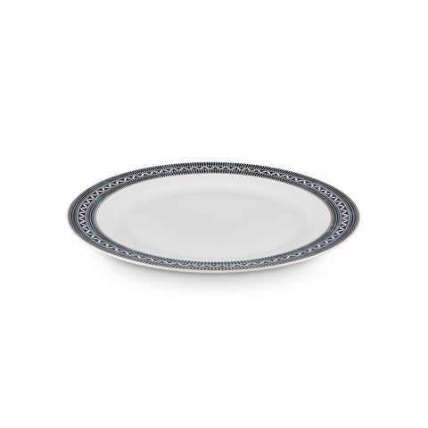 Karaca Elegance Bone Cordoba 53-Piece Dinnerware Set for 12 People, Gold