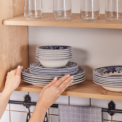 Karaca Old Town 24-Piece Dinnerware Set for 6 People