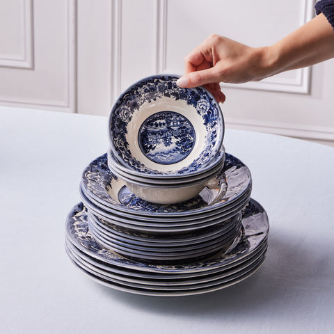 Karaca Old Town 24-Piece Dinnerware Set for 6 People