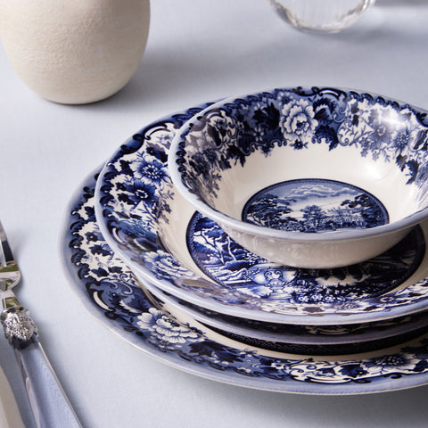 Karaca Old Town 24-Piece Dinnerware Set for 6 People