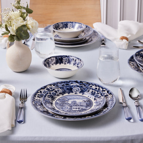 Karaca Old Town 24-Piece Dinnerware Set for 6 People