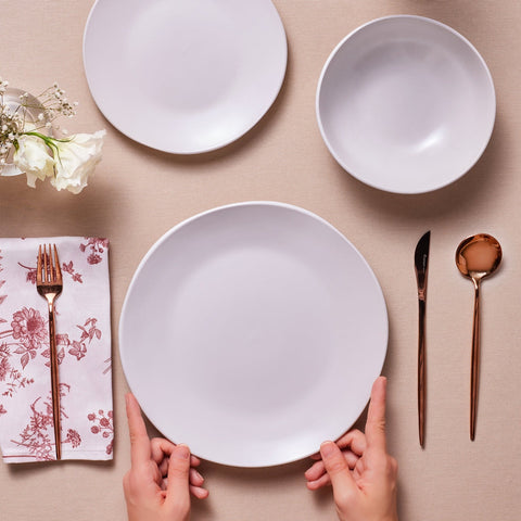 Karaca Scarlet 18-Piece Dinner Set for 6 People
