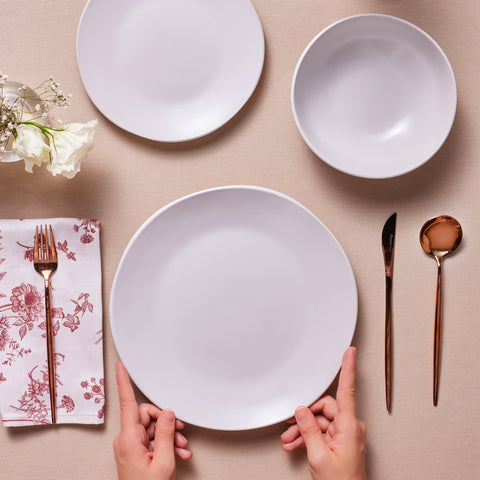Karaca Scarlet 18-Piece Dinner Set for 6 People