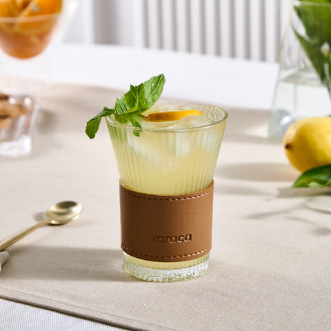 Karaca Leder Cool Touch Latte Glas 210 Ml Braun