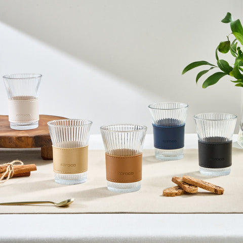 Karaca Leder Cool Touch Latte Glas 210 Ml Braun