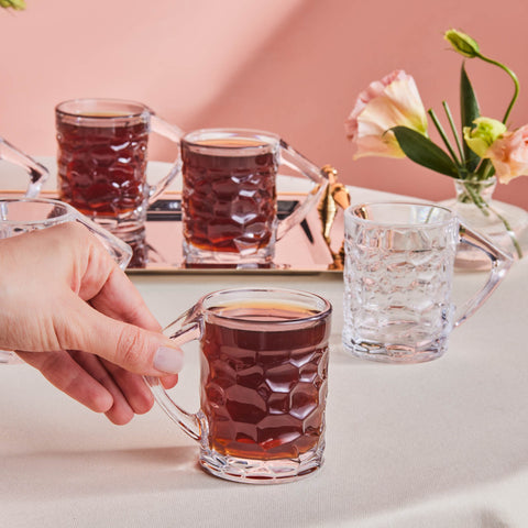 Karaca Defne 6'lı Çay Bardağı Seti, 195 ml