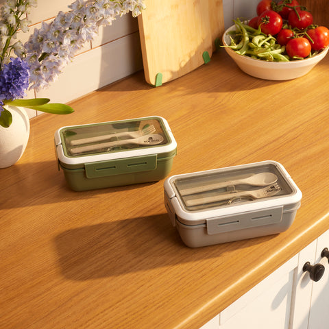 Karaca Fusca Çatal Kaşıklı Lunch Box Yeşil