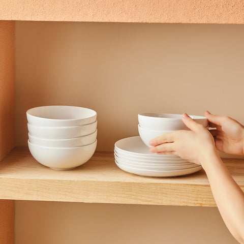  Karaca Streamline Remi 24-Piece Dinnerware Set for 6