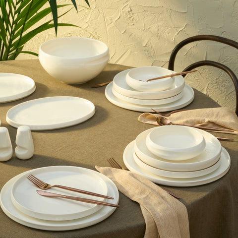Karaca Streamline Sunset 21-Piece Dinnerware Set for 4