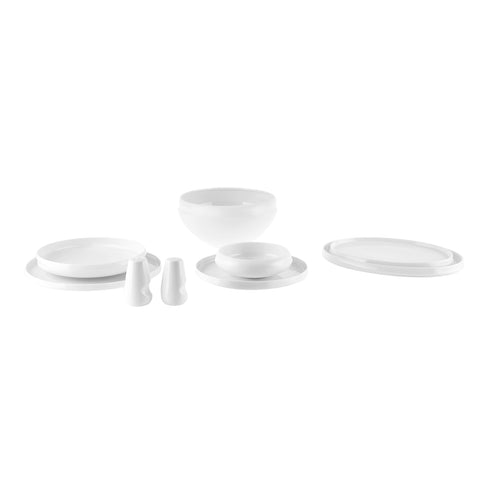 Karaca Streamline Sunset 21-Piece Dinnerware Set for 4