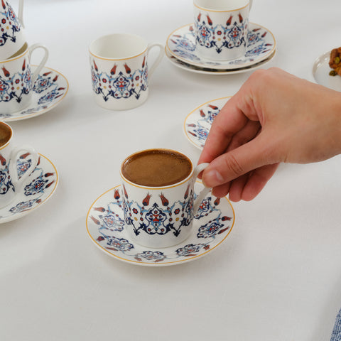 Karaca Haliç Cup Set for 6 People, 80 ml