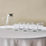 Karaca Luminous 7 Piece Glass Set Transparent