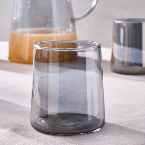 Karaca Serene 7 Piece Glass Set, Anthracite