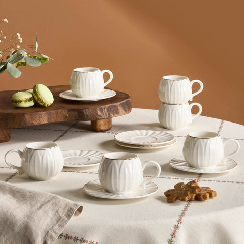 Karaca Eylül Coffee Cup for 6 People 85 Ml
