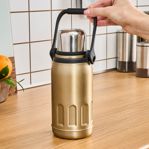 Karaca Adent Çelik Sızdırmaz Termos 800 Ml Gold&nbsp;