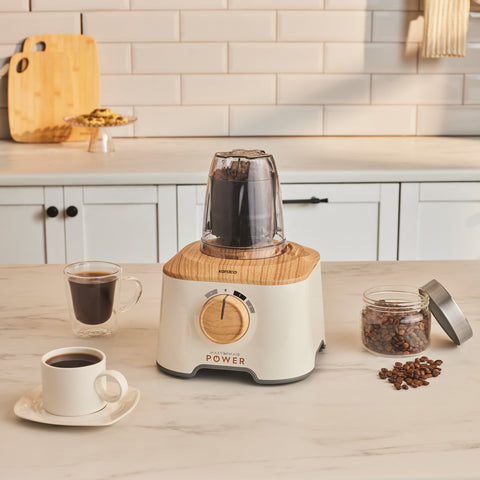 Karaca Mastermaid Power Multifunctional 10 in 1 Food Processor 2000W Wood Craft