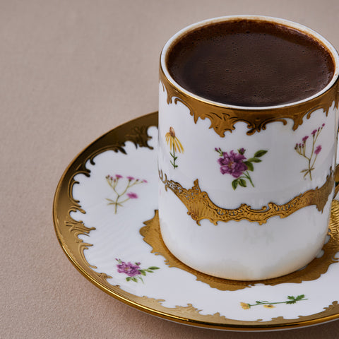 Karaca Bihter, 6 Person Coffee Cup Set, 90ML