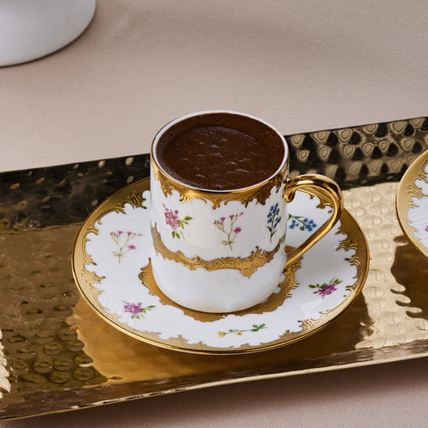 Karaca Bihter, 6 Person Coffee Cup Set, 90ML