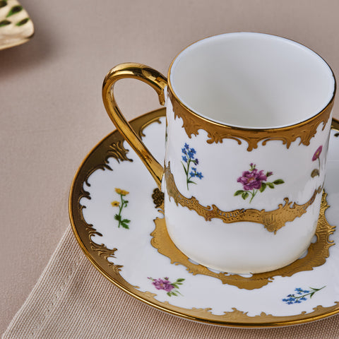 Karaca Bihter, 6 Person Coffee Cup Set, 90ML