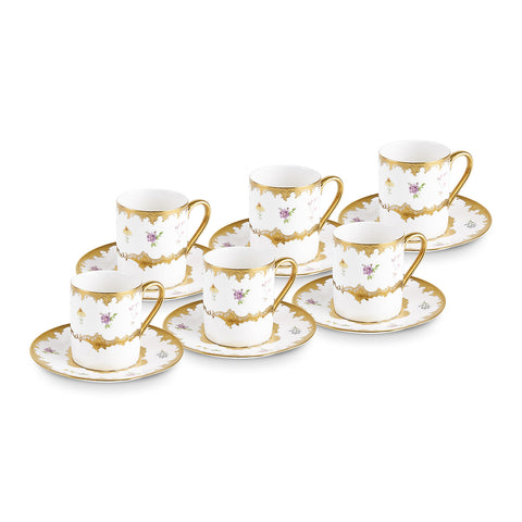 Karaca Bihter, 6 Person Coffee Cup Set, 90ML