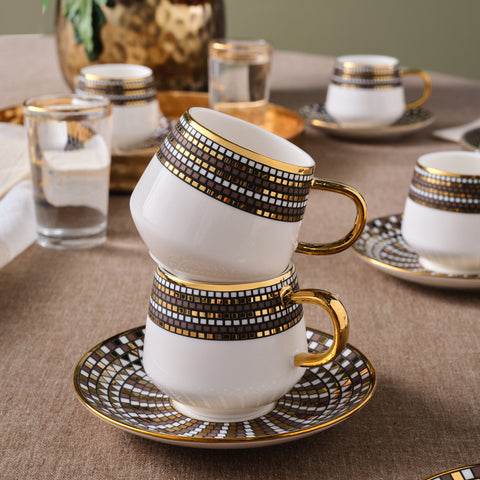Karaca Belgin, 6 Person Coffee Cup Set, 90 ML