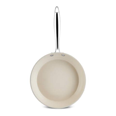 Karaca Swiss Crystal Almond Cream Stainless Steel Handle Pan 22 cm
 