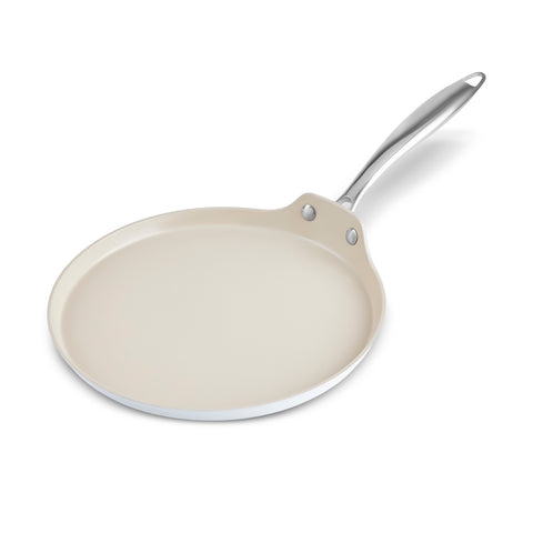 Karaca Swiss Crystal Almond Cream Pancake Pan 25 Cm
 
