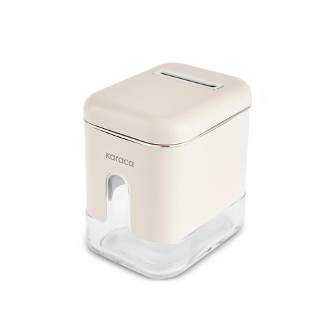 Karaca Luminous Storage Jar, 480ML, Cream