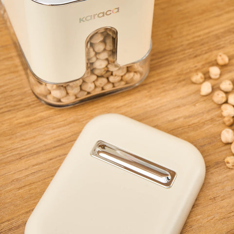 Karaca Luminous Storage Jar, 480ML, Cream