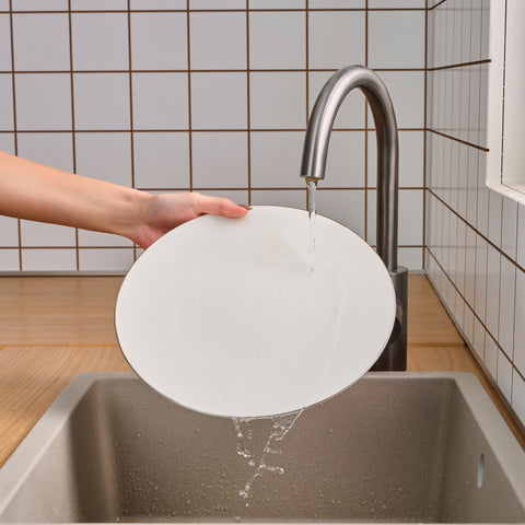Karaca Fine Pearl Extra Chanak 55-teiliges Tafelservice für 12 Personen Platin