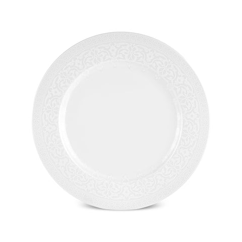 Karaca New Dome Dinnerware Set for 6 Persons, 24 Pieces, White

