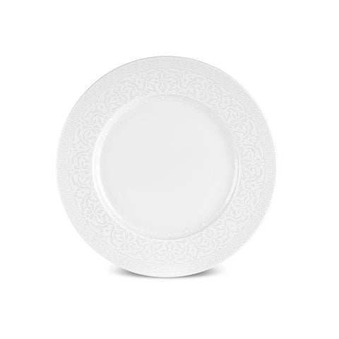 Karaca New Dome Dinnerware Set for 6 Persons, 24 Pieces, White

