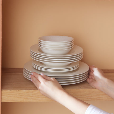 Karaca New Dome Dinnerware Set for 6 Persons, 24 Pieces, White

