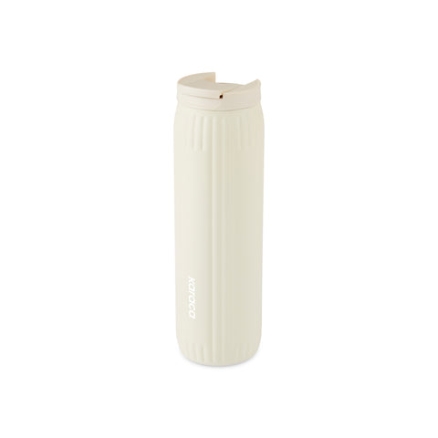 Karaca Rimo Auslaufsicherer Edelstahl-Thermos 600 ml Creme