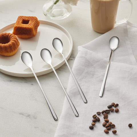 Karaca Boreas Silver 4 Parça Latte Kaşığı Kutulu