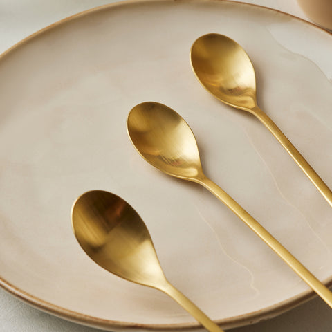 Karaca Boreas Gold 4 Parça Latte Kaşığı Kutulu