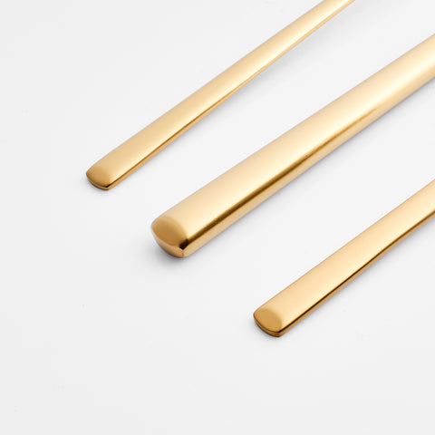 Karaca Tivoli Matte Gold 6-Personen 30-teiliges Besteckset
