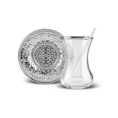 Karaca Nehir 19 Parça Çay Seti
