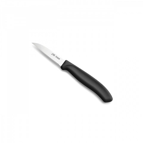 Dr. Inox Trıtıklı Soyma Bıçağı 19cm Siyah