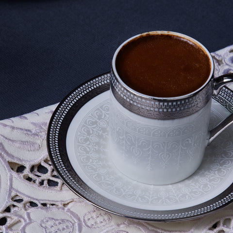 Karaca Royal Bone Kate 6 Kişilik Kahve Fincan Takımı 90 ml