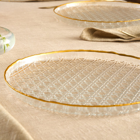 Karaca Rattan Gold 7 Parça Pasta Seti