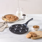 Karaca Fluffy Non-Stick Induction Ceramic Coating Pancake Pan, 26cm, Black