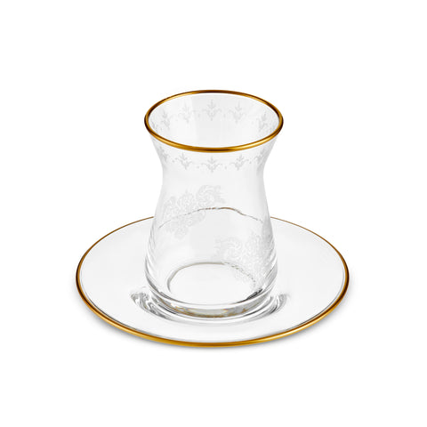 Karaca Gent 12-Piece Tea Set for 6 Persons